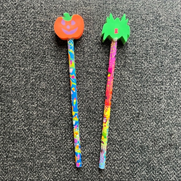 •y2k Lisa Frank Halloween Pencils & Toppers• - Picture 2 of 5